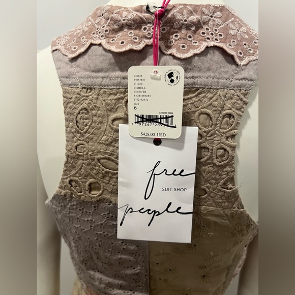 NWT Free People sweet and salty vest suit set - Picture 3 of 6